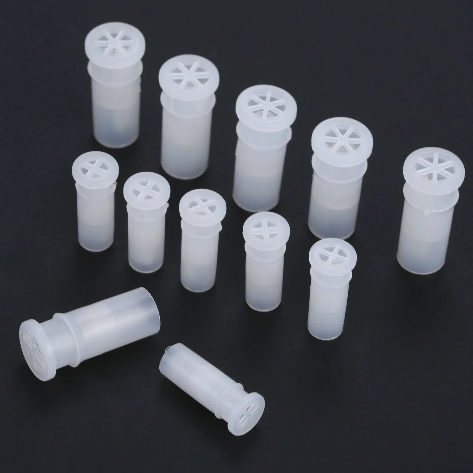 100pcs Toy Noise Maker Insert Squeaker Reed Plastic Dog Cat Shoe DIY Doll Repair Fix Pet Baby Craft replacement 15mm/17mm White