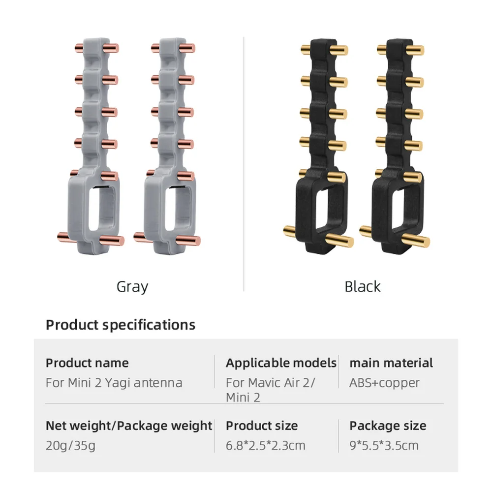 Drone Yagi Antenna for DJI Mini 2/Mavic air 2/2s/Mavic 3 Remote Control Signal Booster Antenna Range Extender Accessories