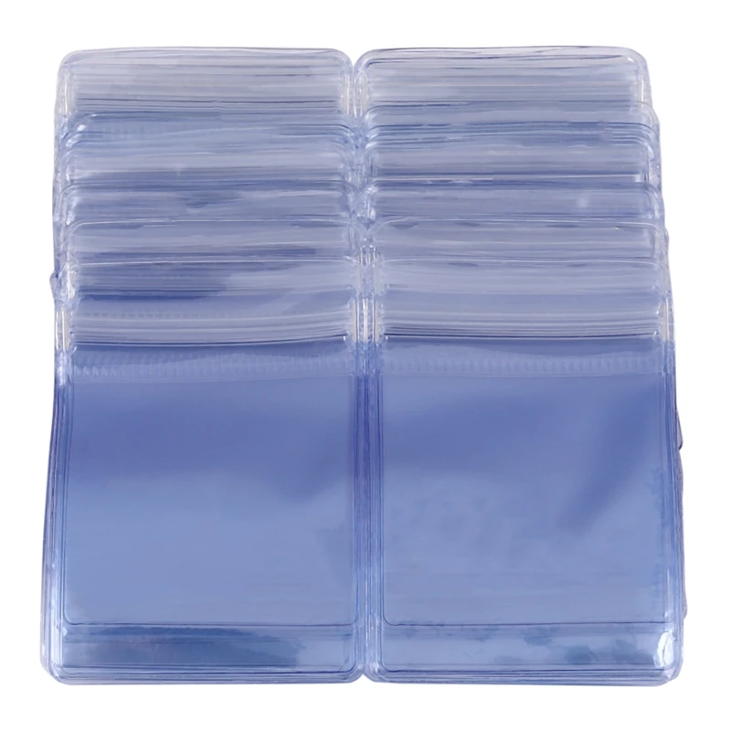 

50pc 6x4cm Zipper Closure bags clear poly bag reclosable plastic small baggies