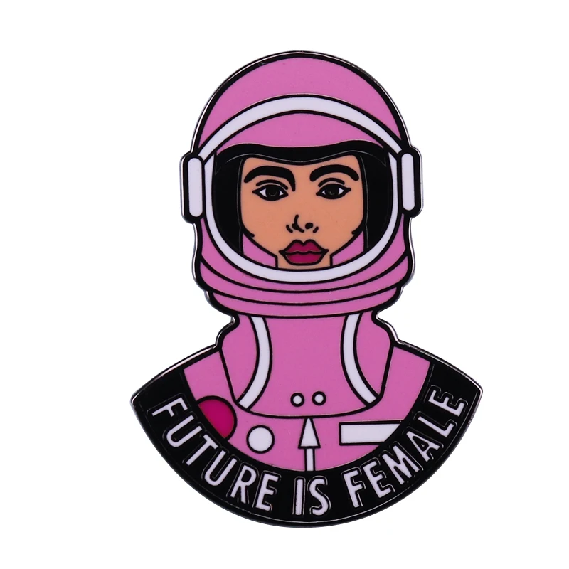 Female empowerment feminist pin fight the patriarchy Women's rights equality girlpower gift