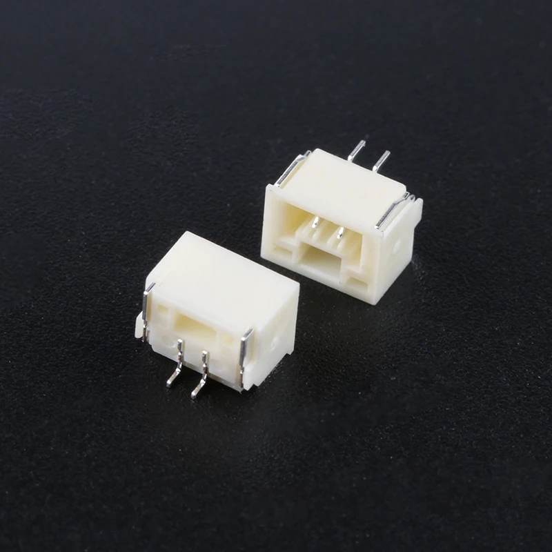 50Pcs/LOT GH 1.25mm lying with lock connector SMT Horizontal 2P 3P 4P 5P 6P 8P JST Connector Header Male