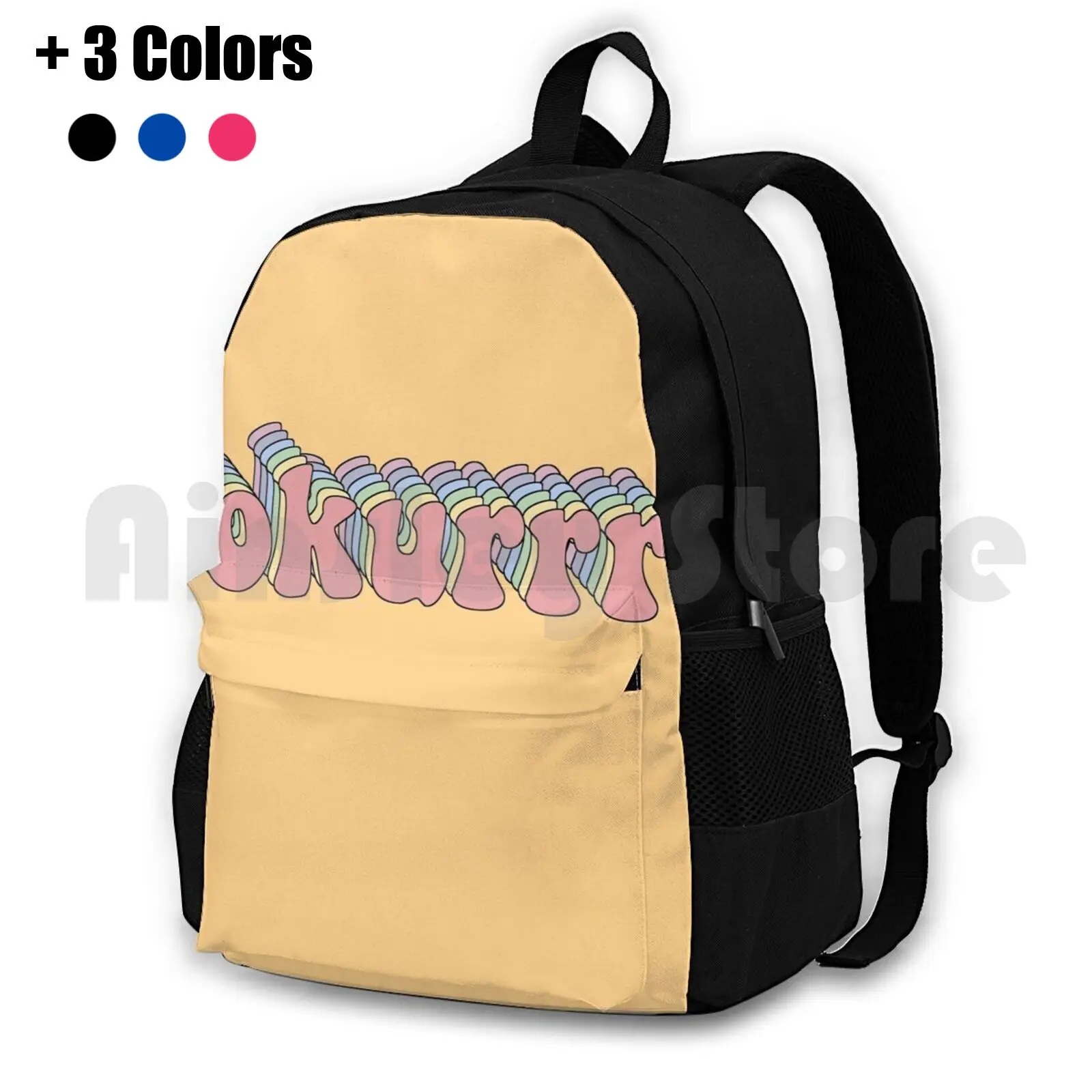 Okurrr Retro Outdoor Hiking Backpack Riding Climbing Sports Bag Meme Memes Sad Sarcastic Face Faces Reaction Funny Set Mini