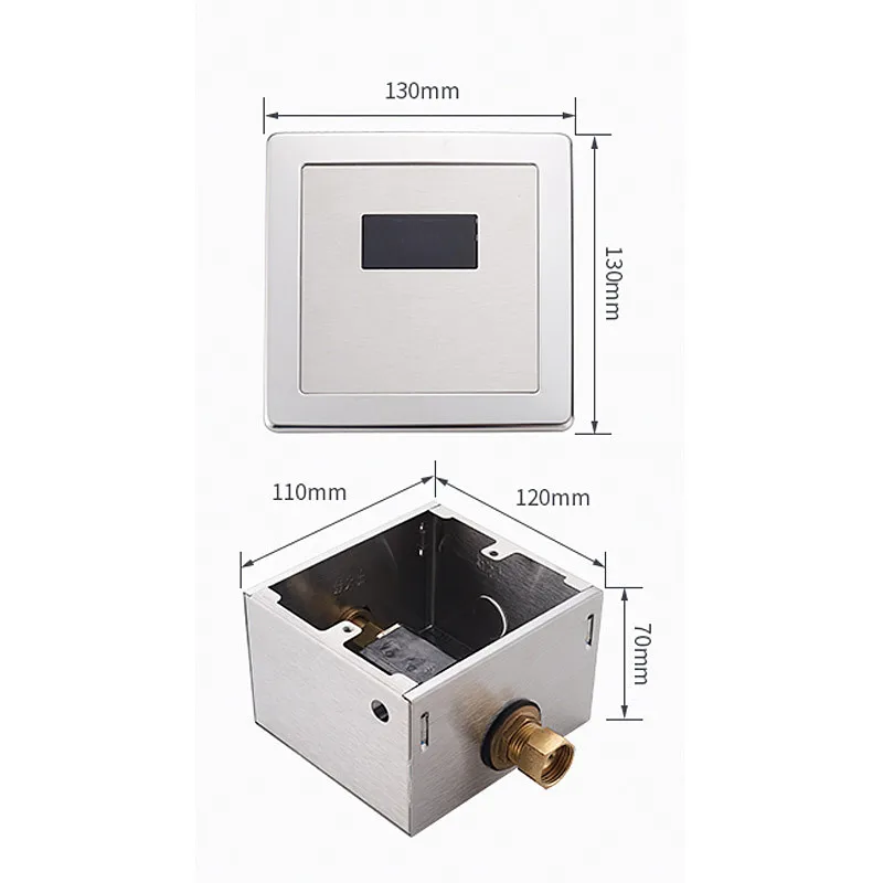 Urinal induction flush valve,AC/DC Concealed automatic urinal sensor flusher accessories,6V Urinal Solenoid Valve,J19422