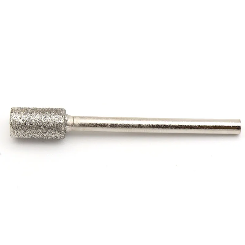 Têtes de meulage en diamant plaqué 3mm, 20 pièces, Mini perceuse, ensemble de fraises pour verre, Jade, moule de gemme, outil rotatif, accessoires de sculpture