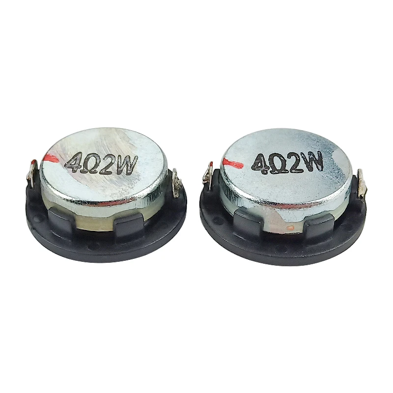 GHXAMP 1 INCH 2W Mini 28mm Speaker PU side Full Range Sound Midrange bass MP3 Speaker Round 4Ohm 2PCS