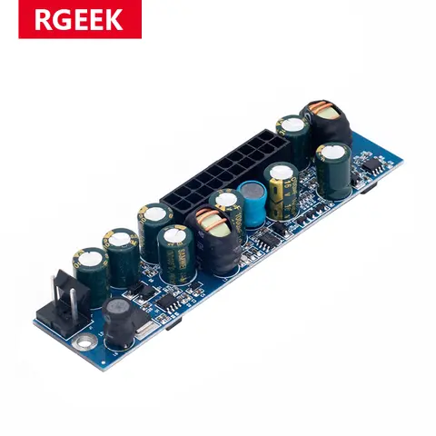RGEEK 120W DC ATX PSU 12V Peak Pico ATX Switch PSU 24pin Realan 1007 MINI ITX DC to Car ATX PC Power Supply For Mini itx Case