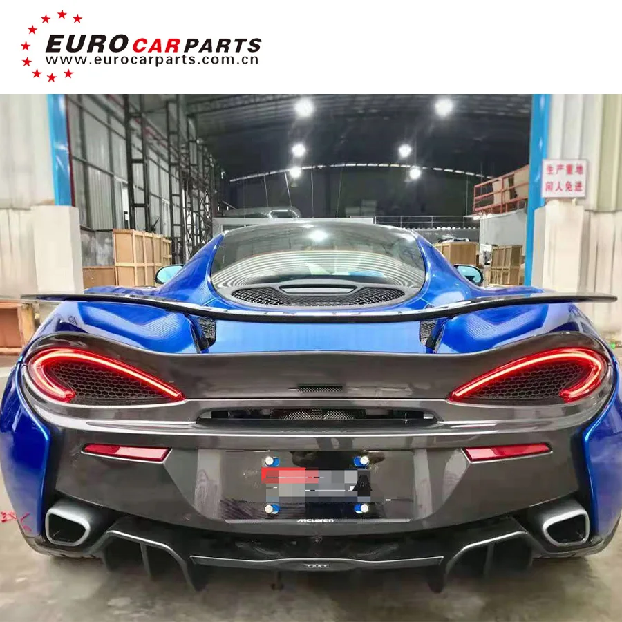 Carbon finber ML 570s 570C rear lip spolier empennage fit for 570S 540C NOV style car back rear spoiler wings