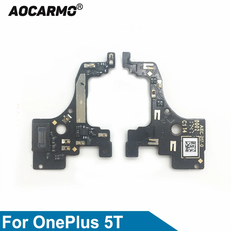 

Aocarmo Antenna Connector Mic Microphone Flex Cable Circuit Board For OnePlus 5T