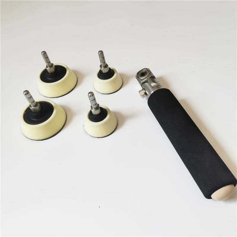 2 "3" Máy Đánh Bóng Cầm Tay Đa Năng Có Thể Điều Chỉnh Góc Gỗ Tiện Phụ Kiện Bằng Tay Đánh Bóng Dụng Cụ Mài Dao
