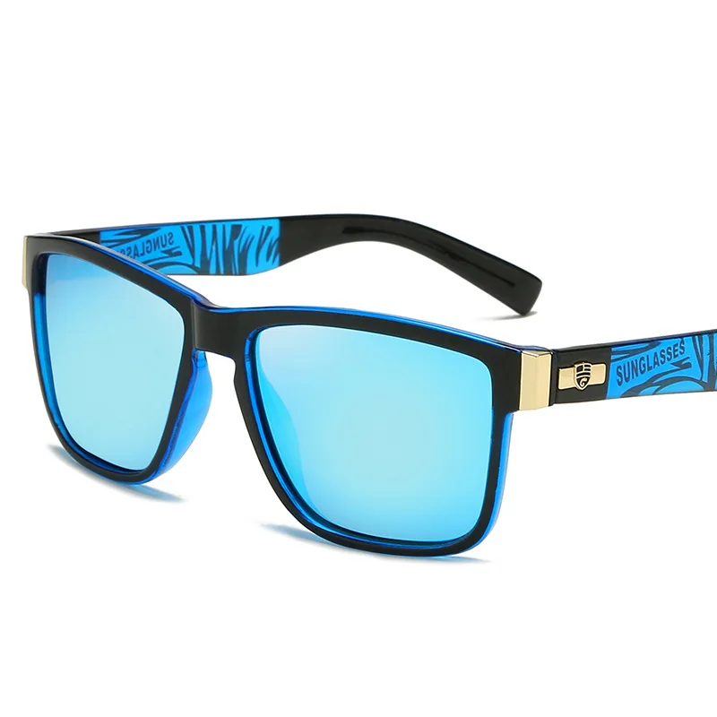 RUOBO Brand Classic Design Men Polarized Mirror Sunglasse Driving Fishing Sport Eyeglass For Male TR90 Goggle UV400 Gafas De Sol
