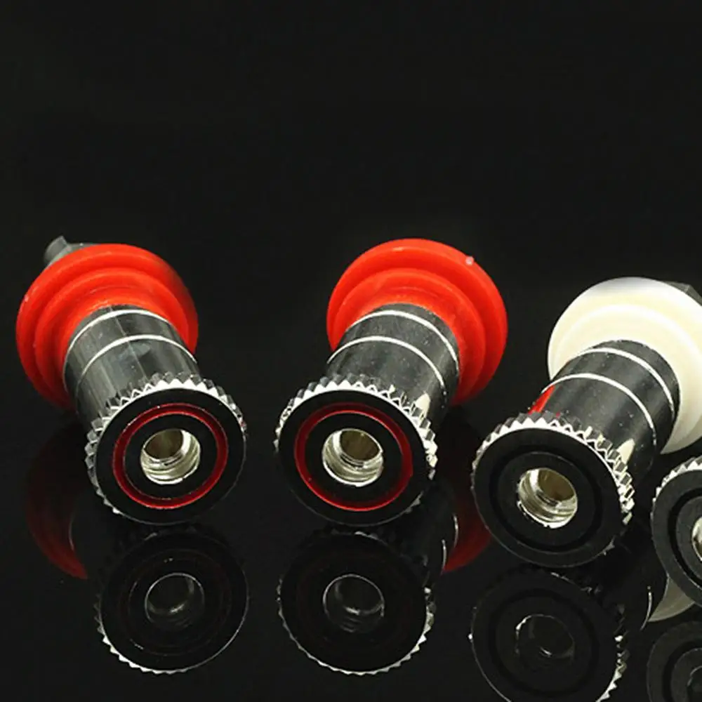 Hifi audio speaker silver socket hifi audio speaker connector amplifier terminal binding Post banana plug socket connector