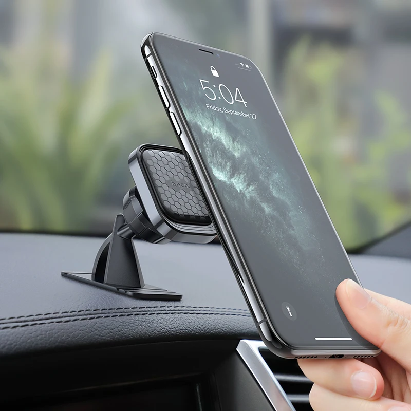 Hoco Upgrade Universal Magnetic Phone Car Holder For Xiaomi Note 8 9 Pro Phone in Car Mount GPS Stand For iPhone 11 12 Pro Max