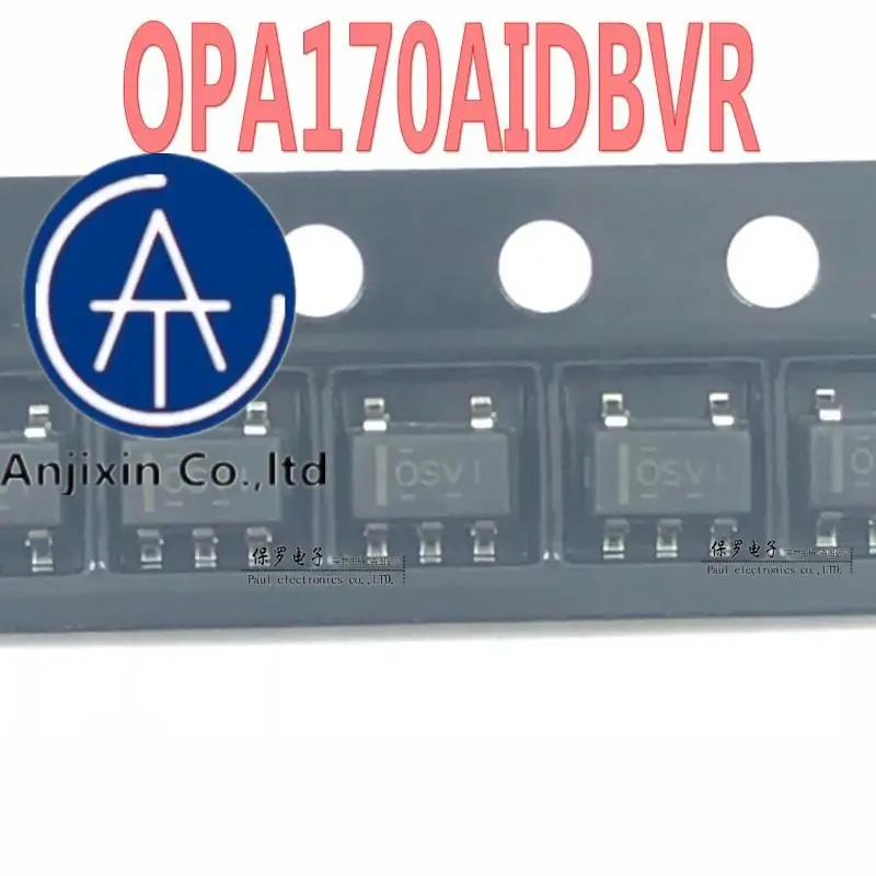 10pcs 100% orginal new in stock Operational amplifier OPA170AIDBVR OPA170 Screen printing OSVI SOT23-5