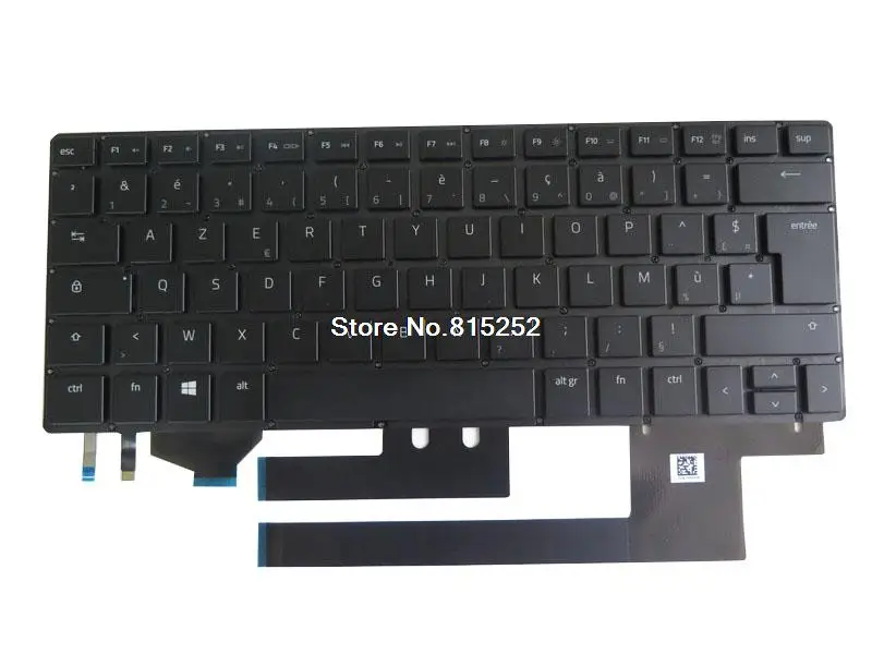 

Laptop Keyboard For RAZER Blade 11624977-00 2B-BAL07B200 France FR Black Without Frame