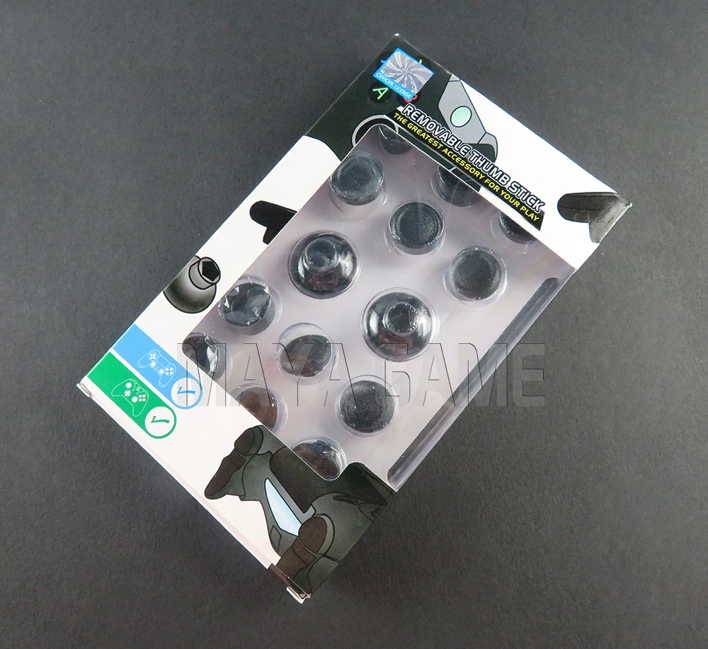 1 комплект, колпачки для джойстика для контроллера PS4, черная упаковка для аналогового джойстика XBOX ONE, колпачки 8/14 в 1