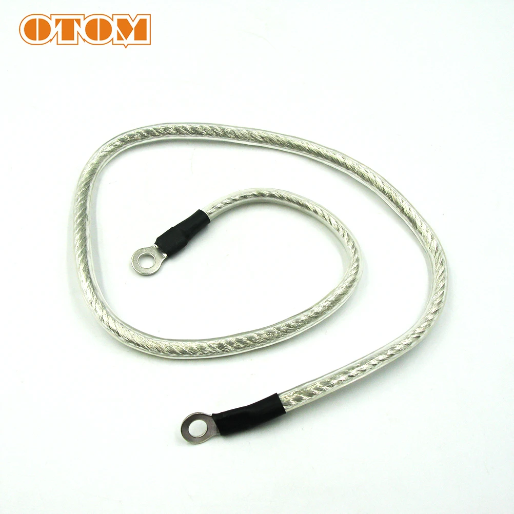 OTOM Universal Motorcycle Battery Earth Ground Grounding Wire Cable Kit High Current Design For KTM HONDA KAWASAKI SUZUKI YAMAHA