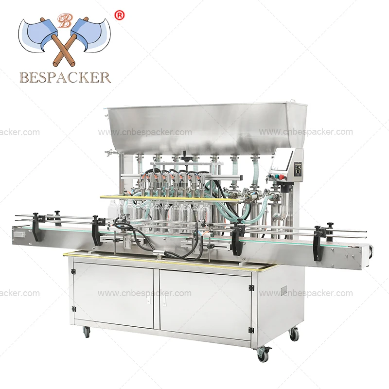 Bespacker GT8T-1000 High Speed 8 Heads Automatic Paste Filling Machine