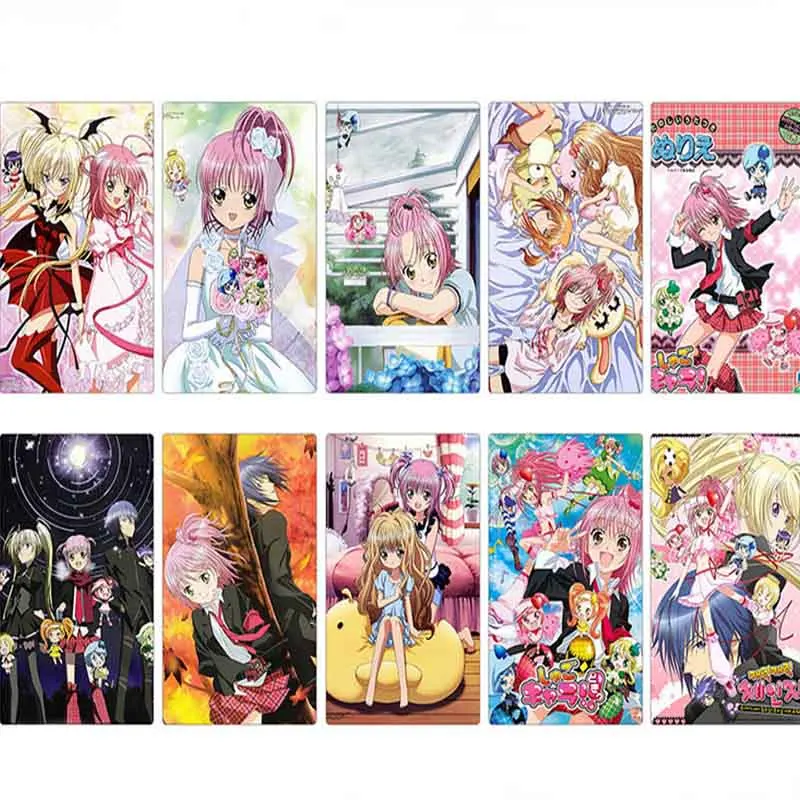 30PCS Shugo Chara Asian Dream Game Cards Iron Box Character Table Playing Toys For Family Children Gift