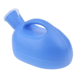 Portable Male Urinal Potty Pee Collector Storage Bottle for Hospital Travel Camping, 2000ml, with Tight Seal Lid, Leakproof