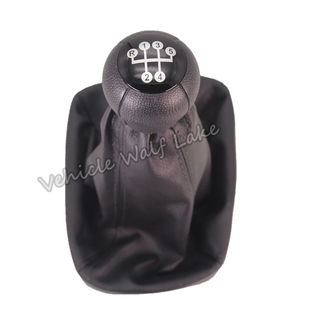 Per Vauxhall Opel ZAFIRA A 1998 1999 2000 2001 2002 2003 2004 2005 Auto 5 Speed Gear Stick Pomello del cambio con il Nero di Cuoio DELL\'UNITÀ di