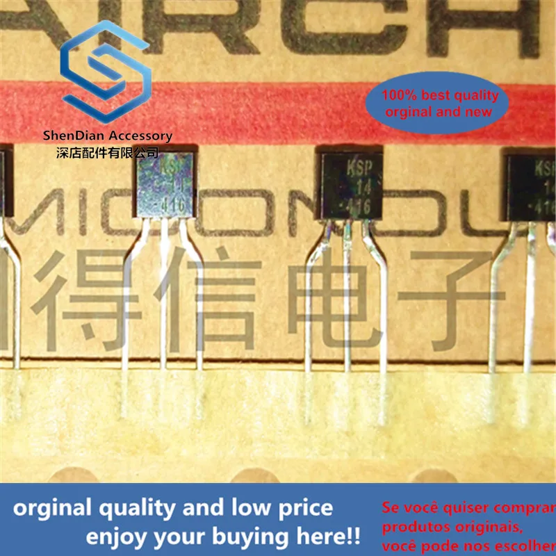 30pcs 100% orginal new KSP14 A14 TO-92 real photo