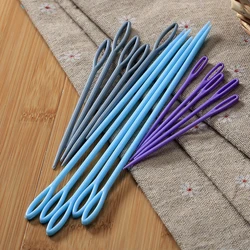 20/10/5Pcs Plastic Large Eye Sewing Needles Bodkin Darning Embroidery Threading Crafts Cross-Stitch Tools 7/9/15cm Random Color