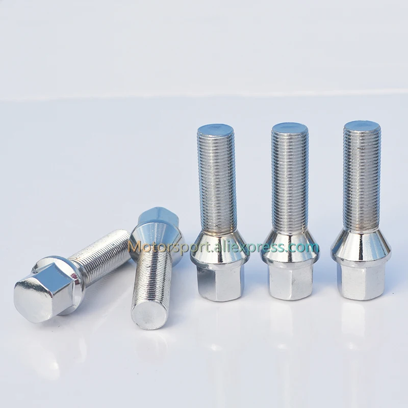 10pc 12x1.5| 12x1.25| 14x1.5| 14x1.25  |40mm |45mm| 50mm| Car wheel spacer adapter wheel lug bolts (cone seat)