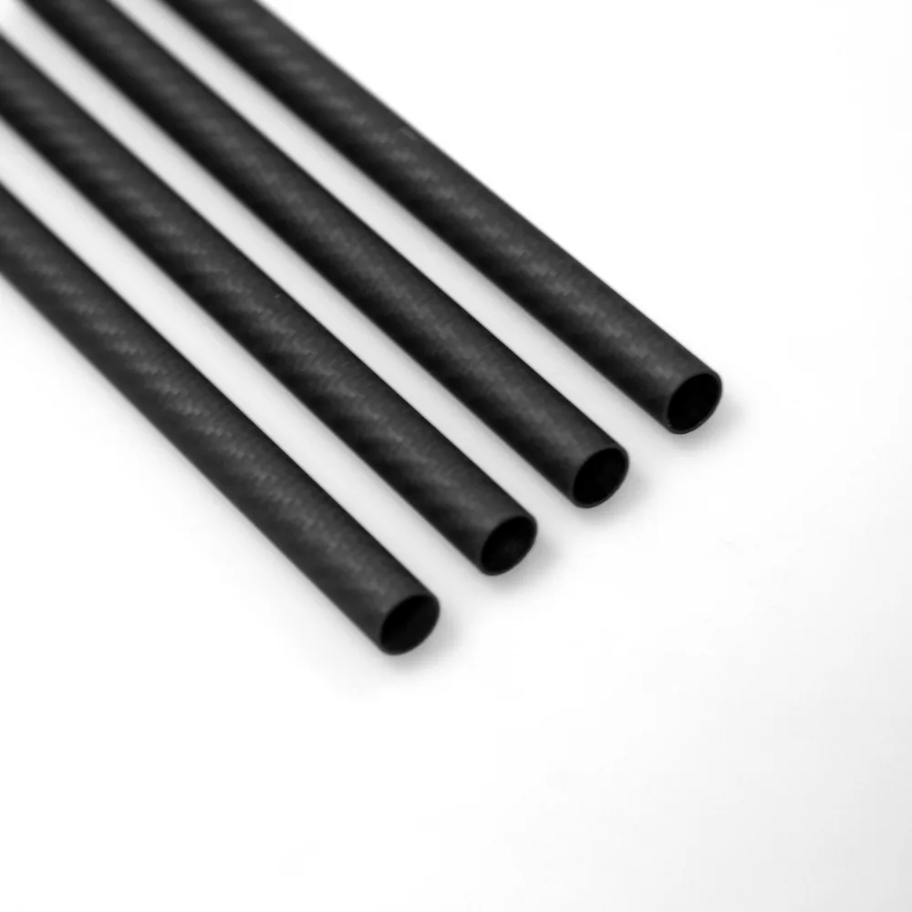 Famoushobby 10pcs 19x17x500mm 3K twill matte 100% full carbon fiber tubes/pipes/strips