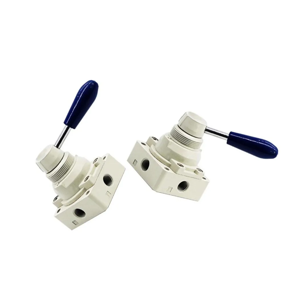 4HV330-08 4 way 2 position Manual Hand lever Pneumatic Valve 1/4