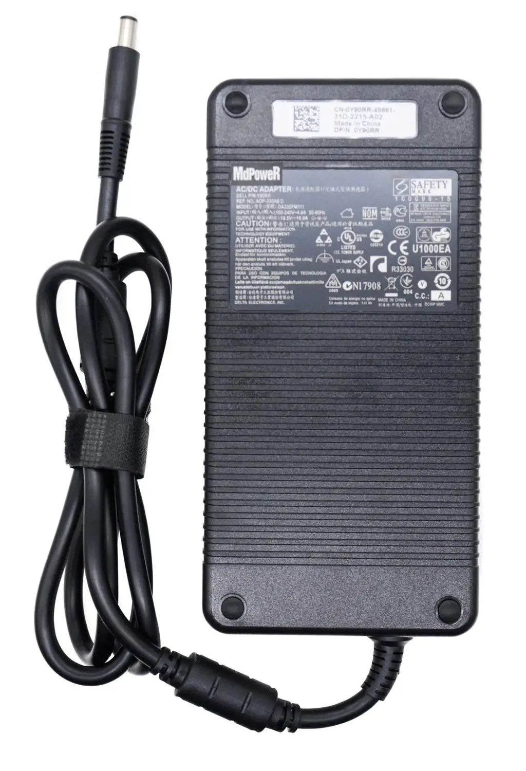 Imagem -04 - Genuine 19.5v 16.9a 330w Adaptador ac para Dell Alienware r1 r5 r3 17 r2 r4 M18 M17x M18x X51 M15 Adp330ab b d Y90rr Carregador de Energia