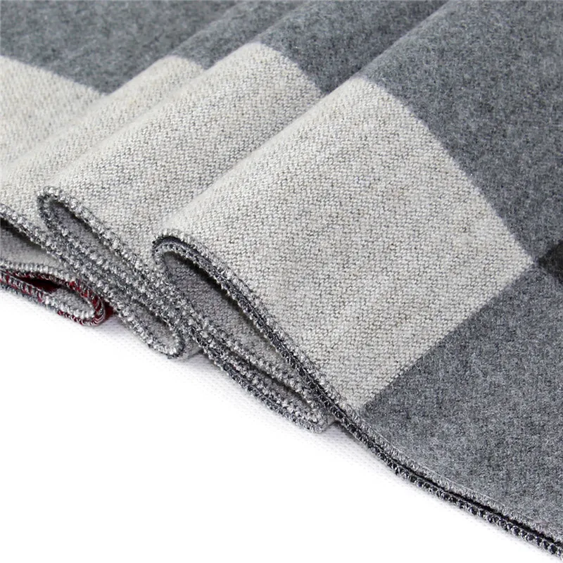 New Fashion Design Men Scarves Winter Men\'s Cashmere Scarf High Quality Luxury Warm Neckerchief Business Scarves Dropship