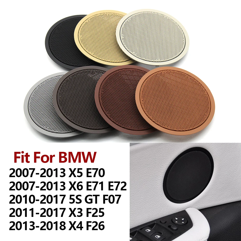 Interior Front Rear Door Woofer Horn Sound Loud Speaker Cover Replacement For BMW X5 X6 X3 X4 5GT E70 E71 E72 F25 F26 F07