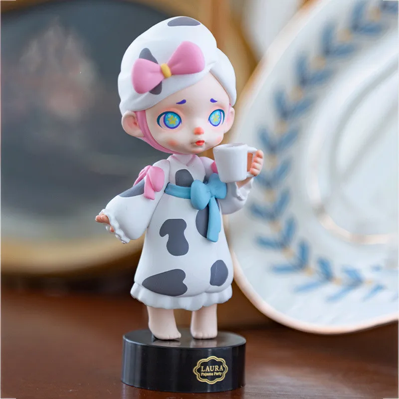 Blind Box Toys LAURA Pajamas Figures Action Surprise Box Guess Blind Bag Toys for Girls Caja Surprise Kawaii Model Birthday Gift