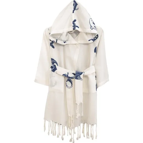 Soft Colours Bamboo Peshtemal Children Baby Robe Beach Captain