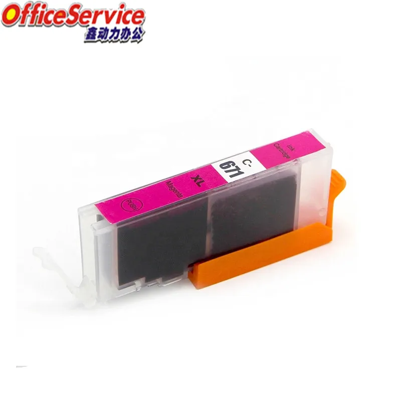 670xl pgi670 PGI-670 CLI-671XL Ink Cartridge Compatible For Canon TS5060 TS6060 TS8060 TS9060 MG7760 MG7765 MG7766 Printer