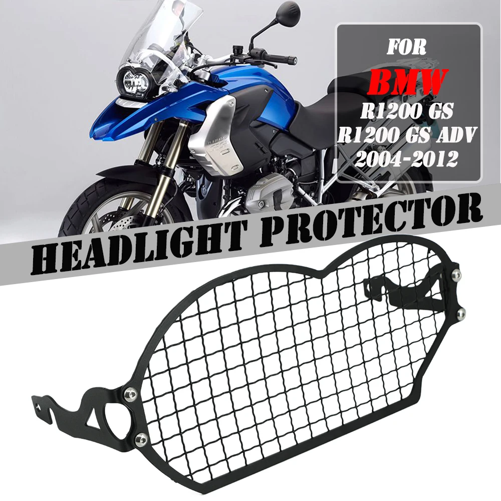 

Motorcycle Headlight Lamp Protector Guard Head Light Grill Cover For BMW R1200GS Adventure R 1200 GS R 1200GS ADV GS1200 2004-12