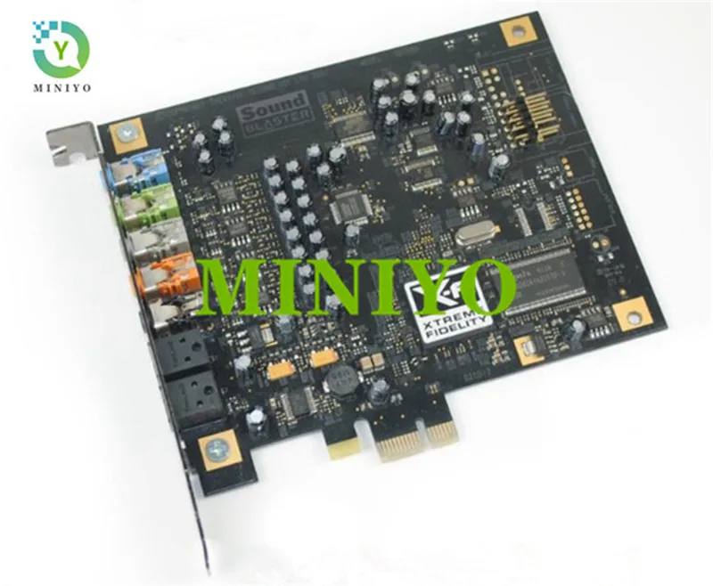 

High Quality for Creative SB0880 X-Fi Titanium PCI-E 7.1 sound card PCI-E HIFI Fiber port for win 7/8/10 XP