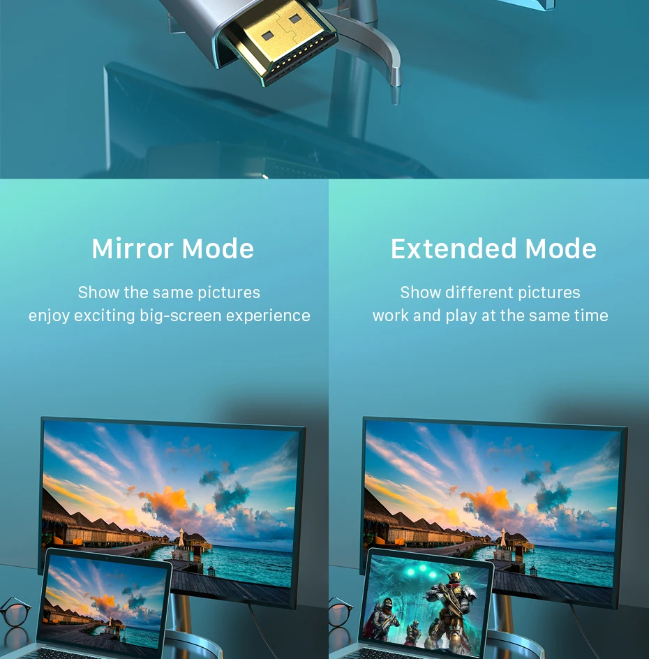 CABLETIME 8K HDMI-Kabel HDMI-kompatibel 2.1 8K/60Hz 4K/120Hz für PS5 Xiaomi TV Box Ultra High Speed zertifiziert 48 Gbit/s ﻿ – Detail 15