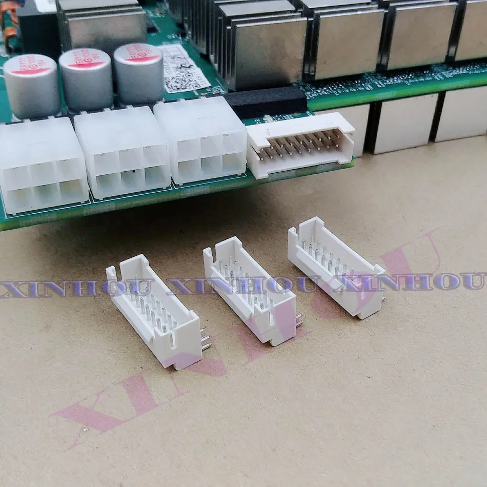 Imagem -04 - Mineiro Conector 2x9p Macho Soquete Curva Agulha Dupla Fileira Fivela é Adequado para Asic Mineiro Antminer s9 S17 l3 z9 Z11 a1 25 Peças