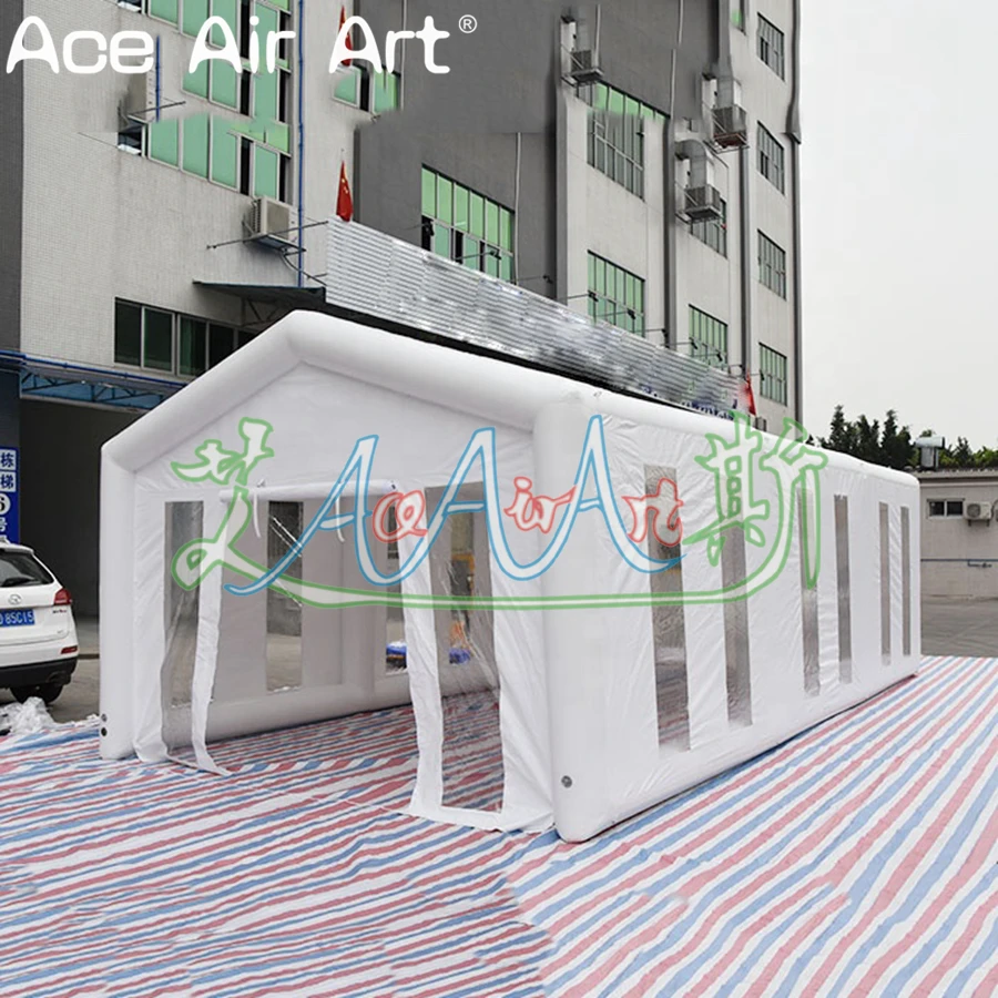 High Quality Large White Inflatable Wedding Tent  With Electric Air Blower For Outdoor Party/Exhibitions /Camping Made In China