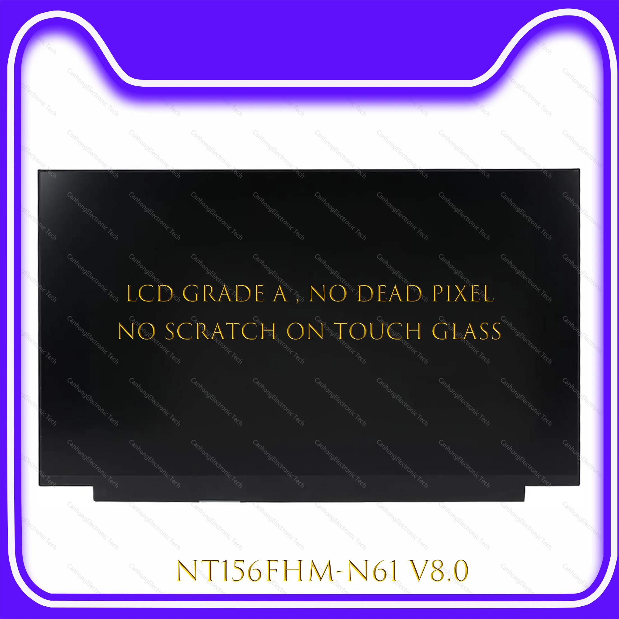 15.6-INCHES 1080P FHD For BOE NT156FHM-N61 V8.0 Laptop LED LCD Screen Display Panel Matrix Replacement NT156FHM N61