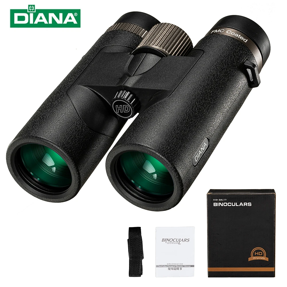 

DIANA Tourism camping equipment Telescope powerful binoculars HD 10x42 Binoculars long range Professional For hunting