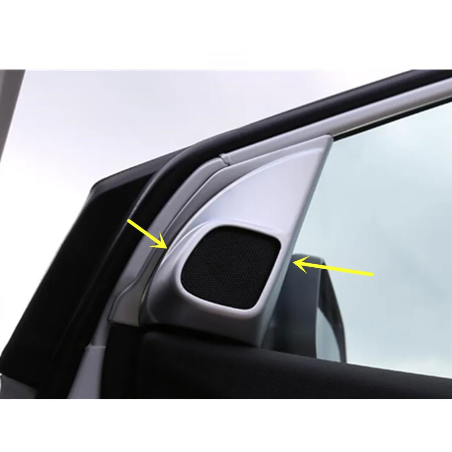 For Honda CRV CR-V 2012 2013 2014 2015 2016 ABS Plastic  A Column Audio Speak Window Windshield Side Triangle Trim Frame Stick