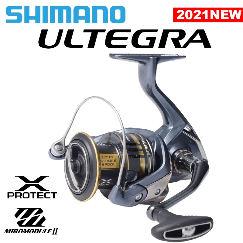 2021 NEW SHIMANO ULTEGRA 1000-5000 Fishing Spinning Reels G Free Body 5+1BB Max Drag 3/4/9/11kg Meatl Spool Reel Fishing Wheels