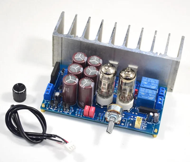 6J3เครื่องขยายเสียงหลอด Preamp Bile Preamplifier HiFi LM1875เสียงเครื่องขยายเสียง30W สเตอริโอ Amp Home Audio