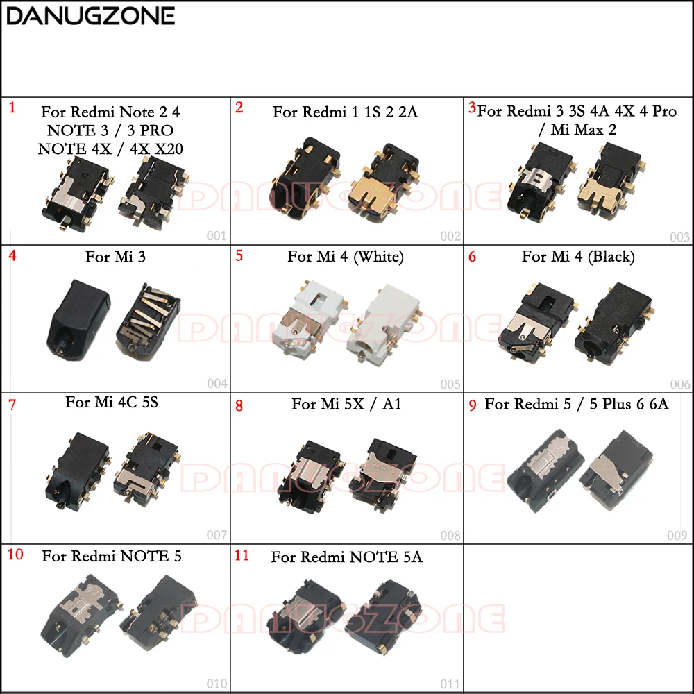 

Разъем для аудионаушников, разъем для наушников для Xiaomi Redmi NOTE 3 Pro 1 2 4 3S 4A 4X X20 / Redmi 6 6A/ Mi 3 4 4C 5S 5X MAX 2