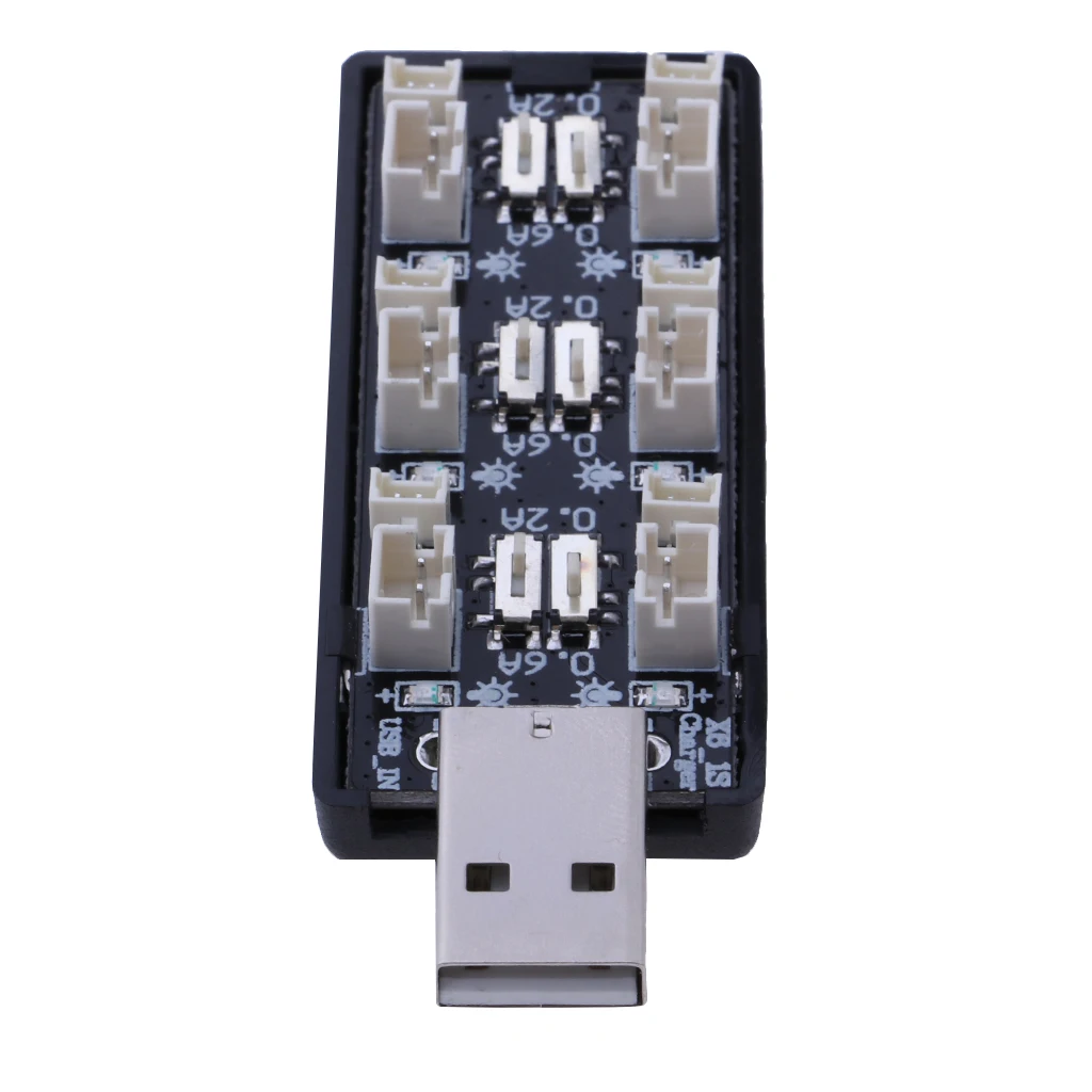 6CH 1S Lipo Lithium Battery Charger Board USB for Blade  Tiny Whoop