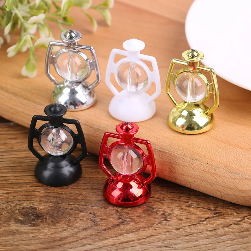 4pcs/lot Plastic Decorative Pony Lantern Desktop Ornaments DIY Small Crafts For Dollhouse