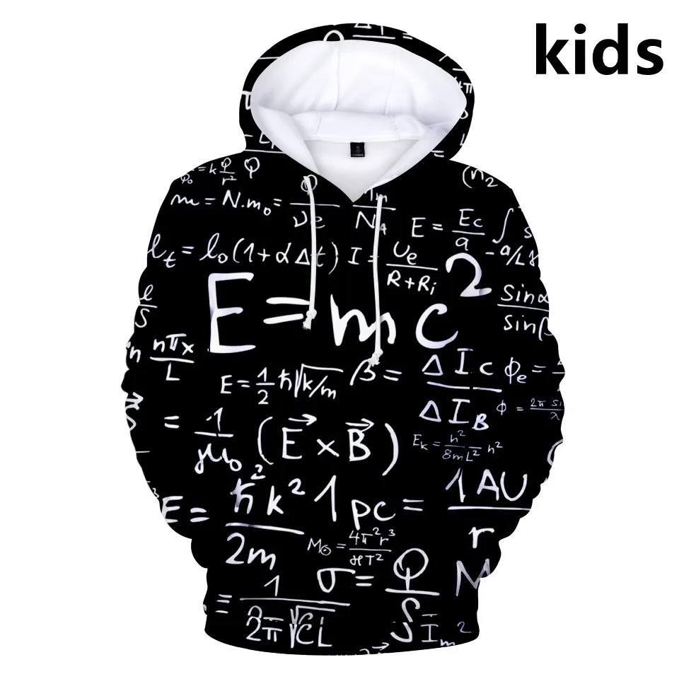 

Science Formula 3d Hoodies Sweatshirts Colorful 3D Print Boys Girls Funny Math Logistics Chemistry Streetwear Sweatshirt 2-14 Y