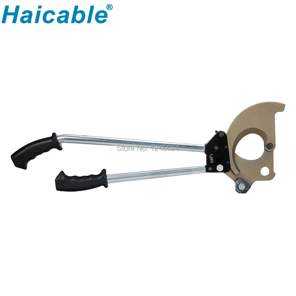 Labor-saving and inexpensive Ratchet hand cu/Al cable cutter diameter 80mm China supplier tools LJ80